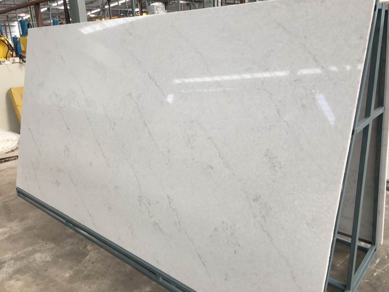 marble look white quartz